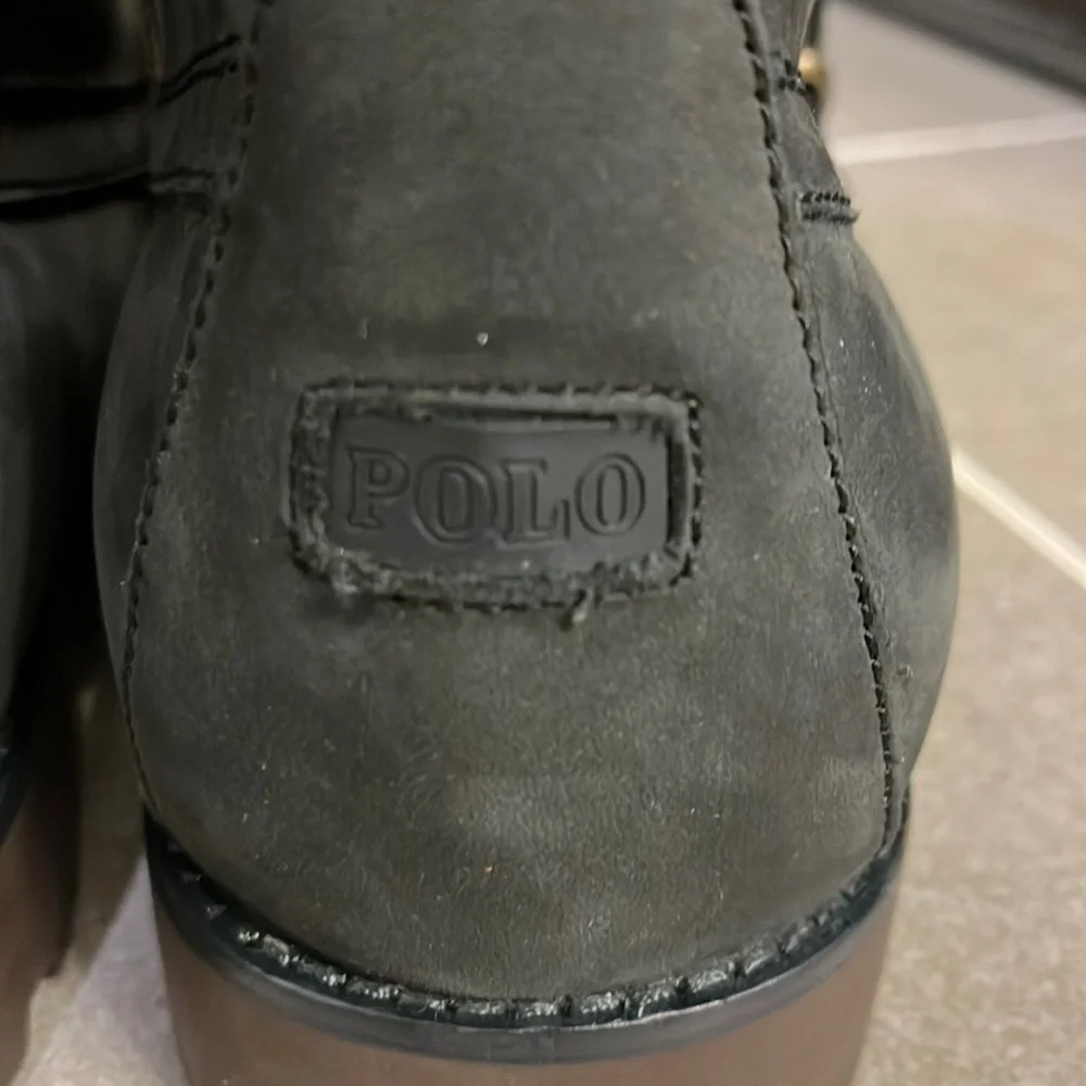 Polo Ralph Lauren Ranger County Boots Strap Grey nubuck Men’s Size 12